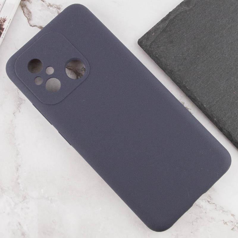 Протиударний Чохол Silicone Cover Lakshmi Full Camera (AAA) для Xiaomi Redmi 12C Сірий / Dark Gray - фото 5