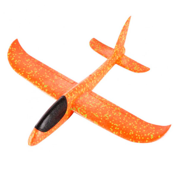 Самолет планер из пенопласта 48 см Оранжевый (344)