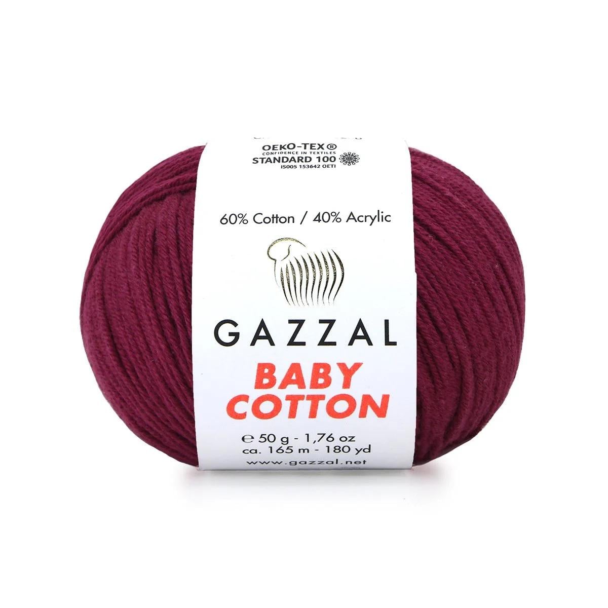 Пряжа Gazzal BabyCotton 3442