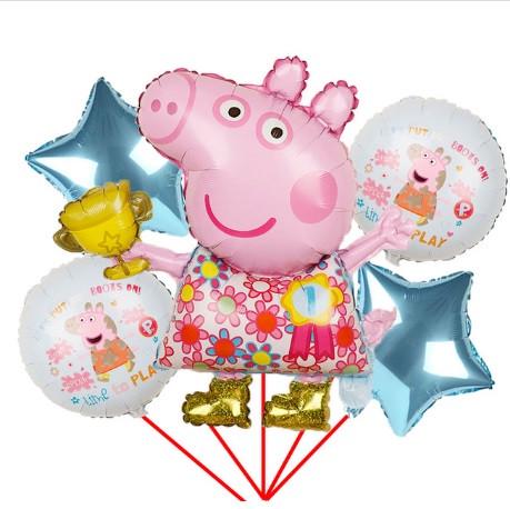 Кульки зі свинкою Пеппа 5 шт. Різнокольоровий (98342/6)