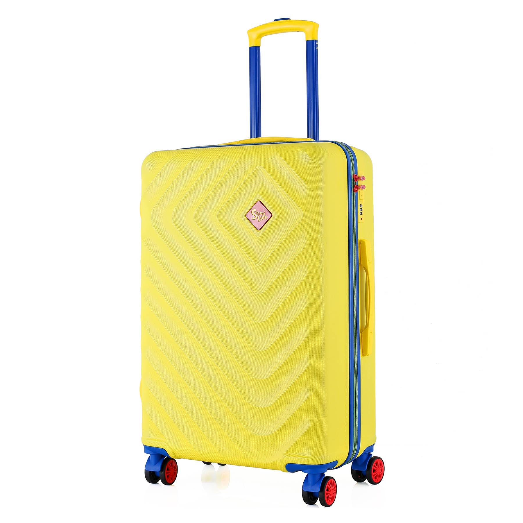 Валіза SEMI LINE 24" M Yellow (T5801-2) - фото 1 Валіза SEMI LINE 24" M Yellow (T5801-2) - фото 1