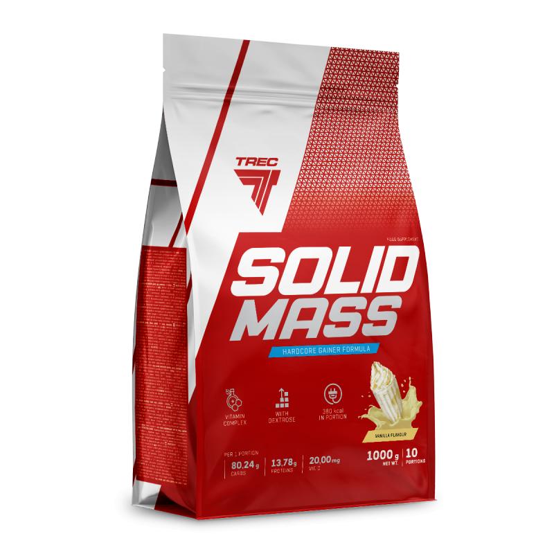 Гейнер Trec Nutrition Solid Mass Vanilla 1000 г (00000035479)