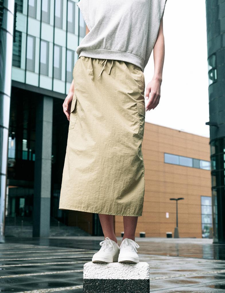 Юбка карго женская Diverse GREGORINA M Хаки (5905384039286) - фото 2 Юбка карго женская Diverse GREGORINA M Хаки (5905384039286) - фото 2