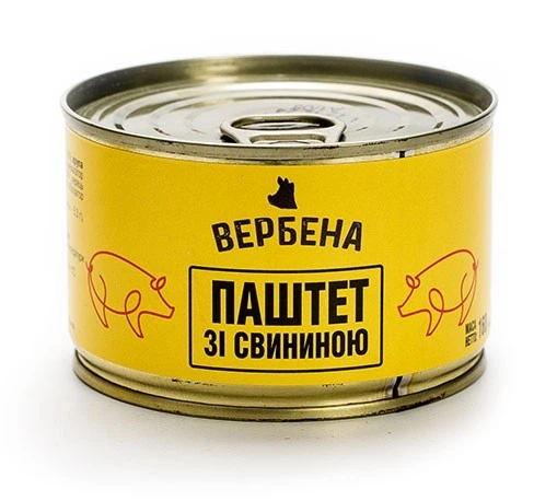 Консерва Вербена Паштет зі свининою 0,16 кг (9693)