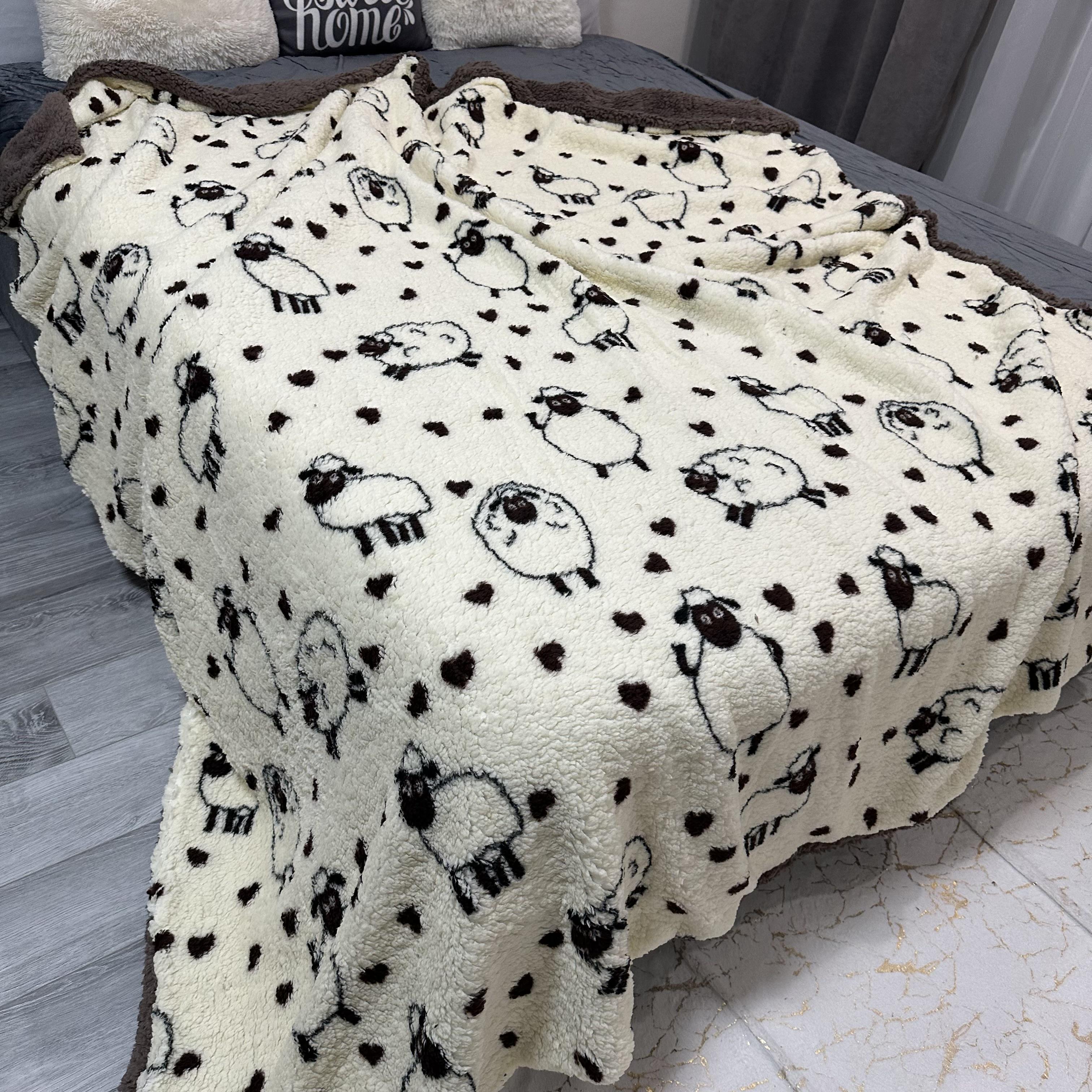 Плед-покрывало двустороннее с рисунком 150х210 см Бежевый (PL-1.5-2) - фото 3