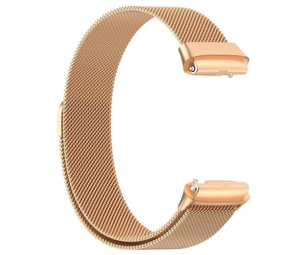 Ремінець металевий Milanese Magnetic для смарт-годинників Redmi Watch 3 Active/Watch 3 Lite Рожево-золотий