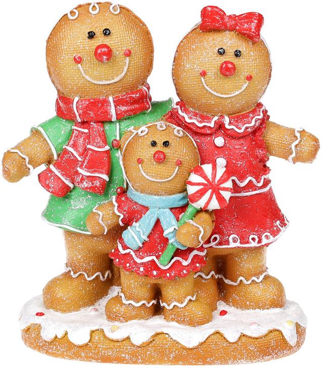 Декоративная фигурка Пряничная Семейка 17 см полистоун (BD-813-118)