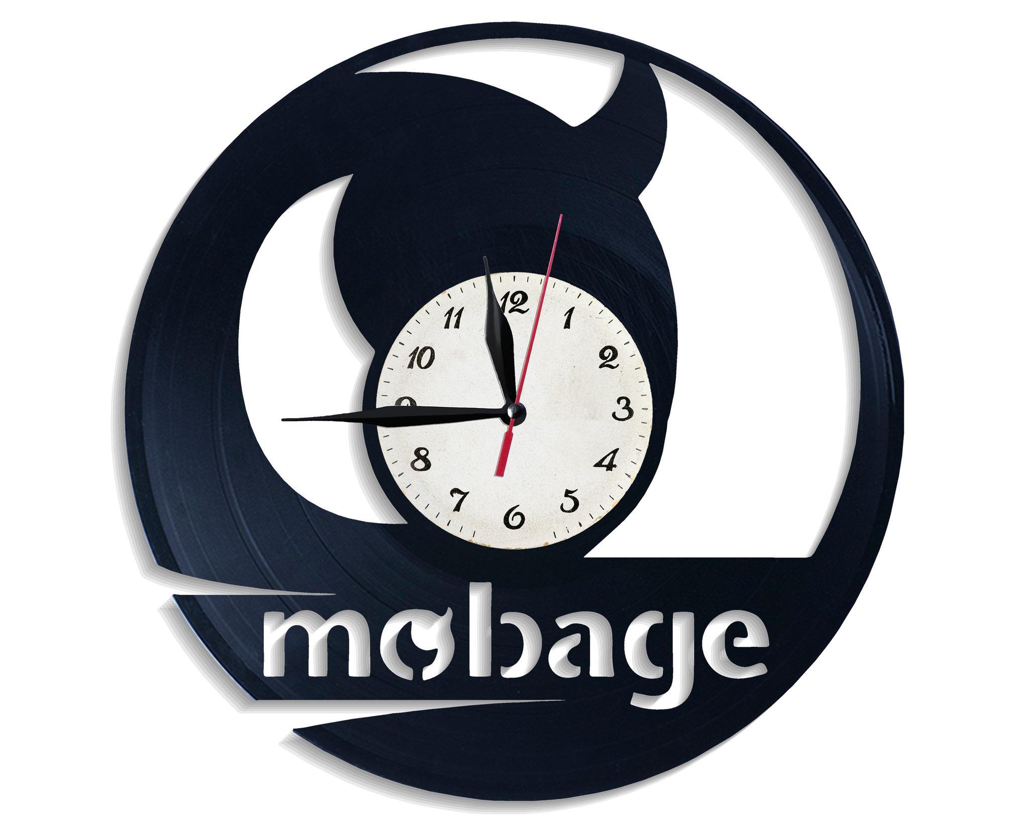 Часы настенные Mobage 2745 из виниловой пластинки
