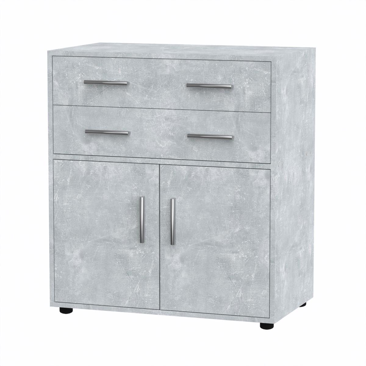 Комод Компаніт 2+2 78,4х45х87,5 см Бетон (16951)