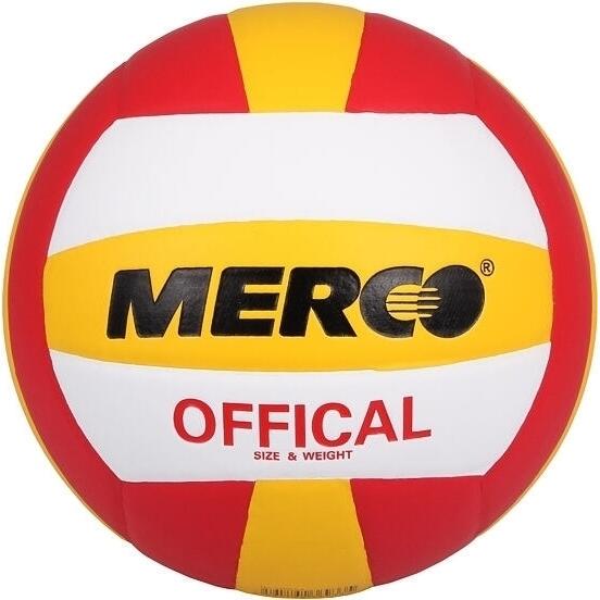 Волейбольный мяч Merco OFFICIAL р. 5 Красно-желто-белый (ID36933)