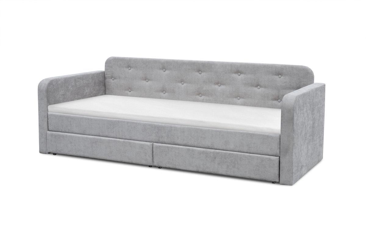 Кровать Малибу Микс Мебель Аляска 05 800х2000 мм Серый (А0058921)