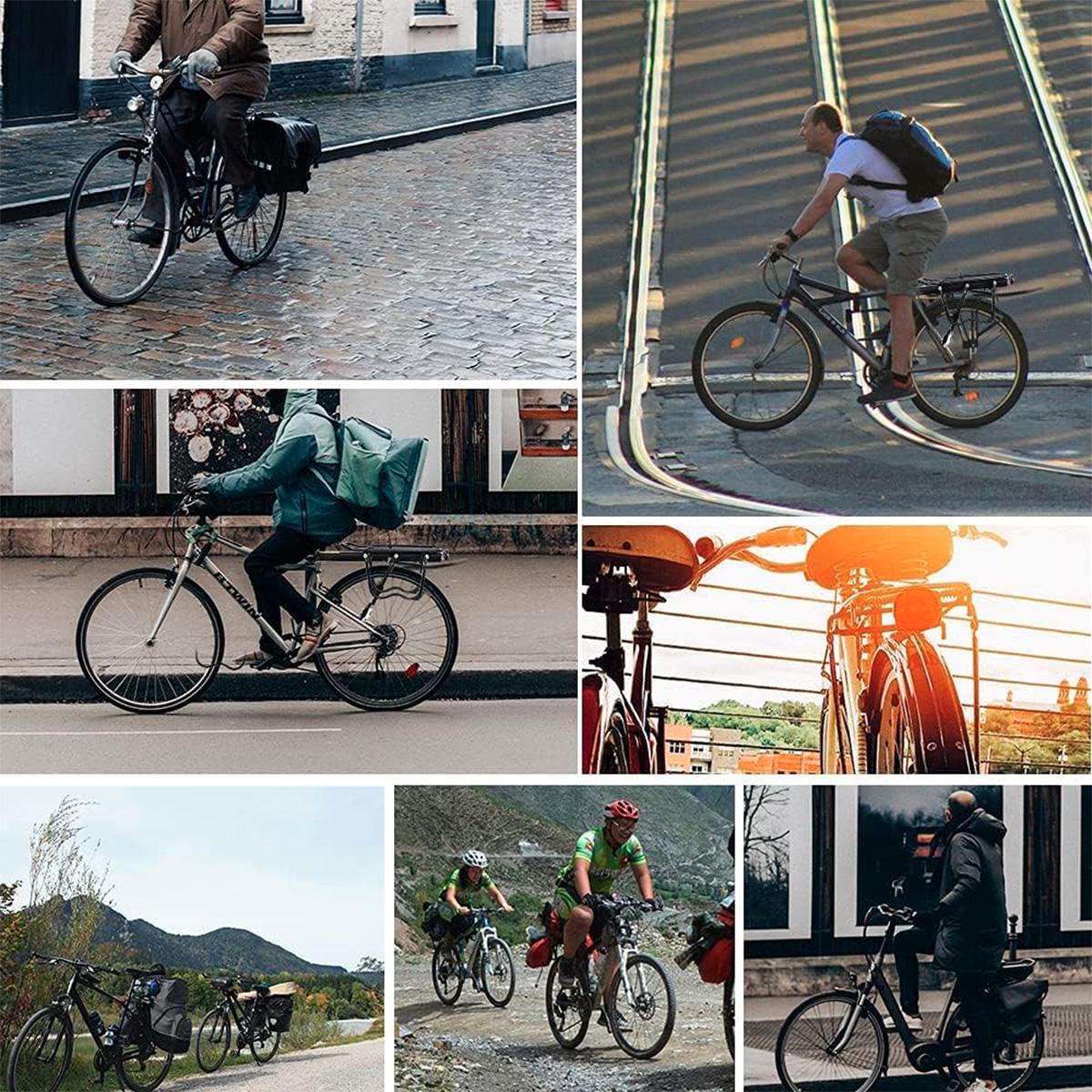 Багажник з крилом на велосипед Rockbros HJ1008 Чорний (RB-HJ1008-4020) - фото 9