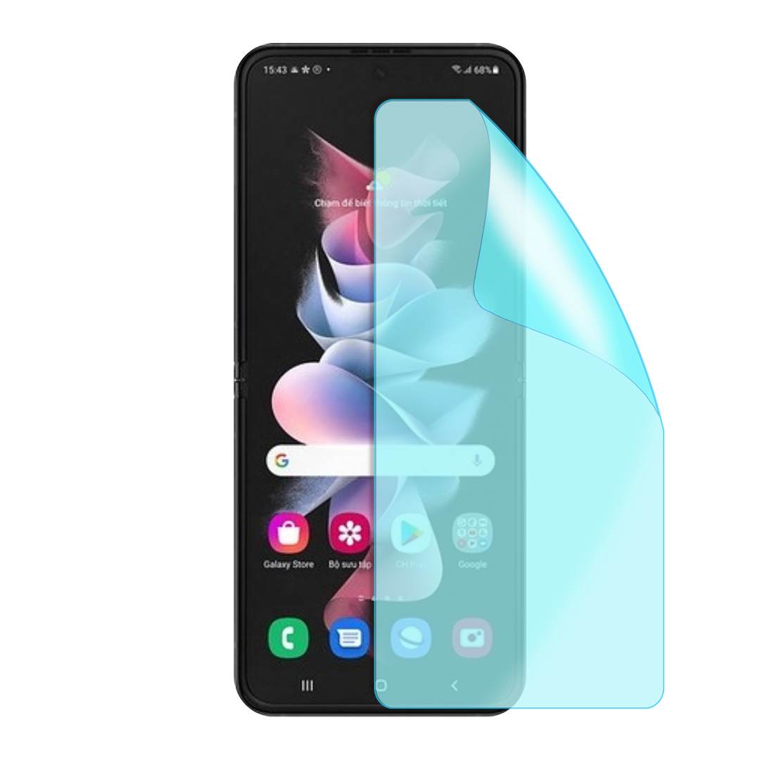 Защитная полиуретановая матовая пленка Edge Armor на экран смартфона Samsung Galaxy Flip3 5G (PF-EG02SNM-001-260)