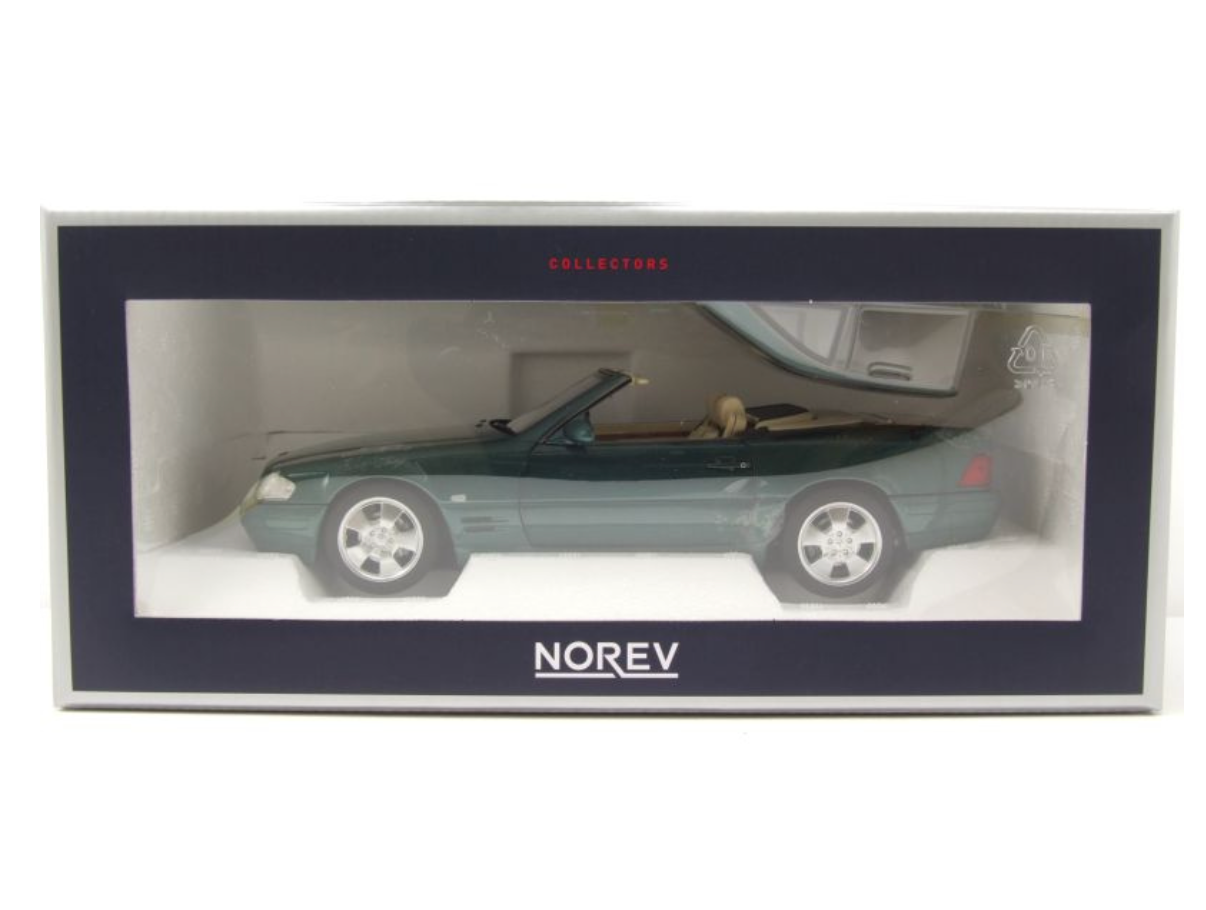 Модель автомобиля Norev 1:18 Mercedes-Benz 500 SL R129 1999 Green Metallic (183753) - фото 8 Модель автомобиля Norev 1:18 Mercedes-Benz 500 SL R129 1999 Green Metallic (183753) - фото 8