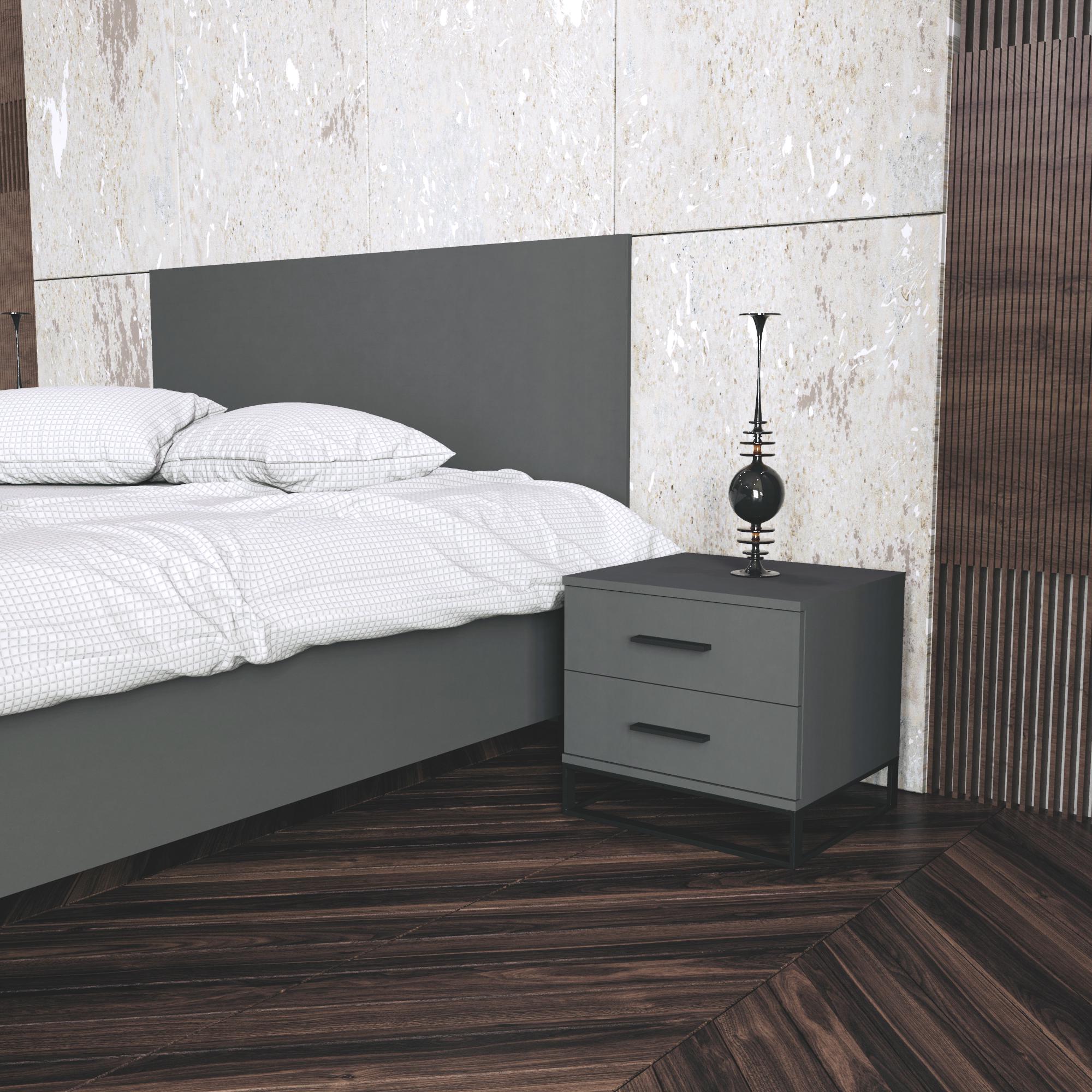 Тумба Ascet480x425x450 мм графит (GAAS15070000030) - фото 2