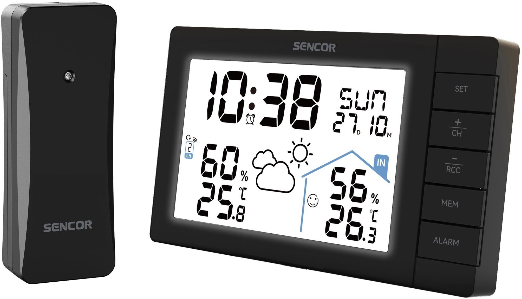 Метеостанція Sencor SWS3200 Чорний (28745553) - фото 4 Метеостанція Sencor SWS3200 Чорний (28745553) - фото 4