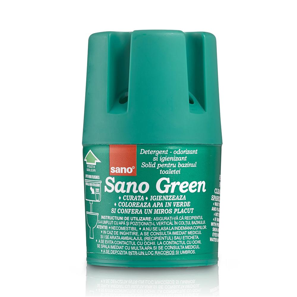 Бачок для мытья унитаза Sano Green 150 г (7290010935833)