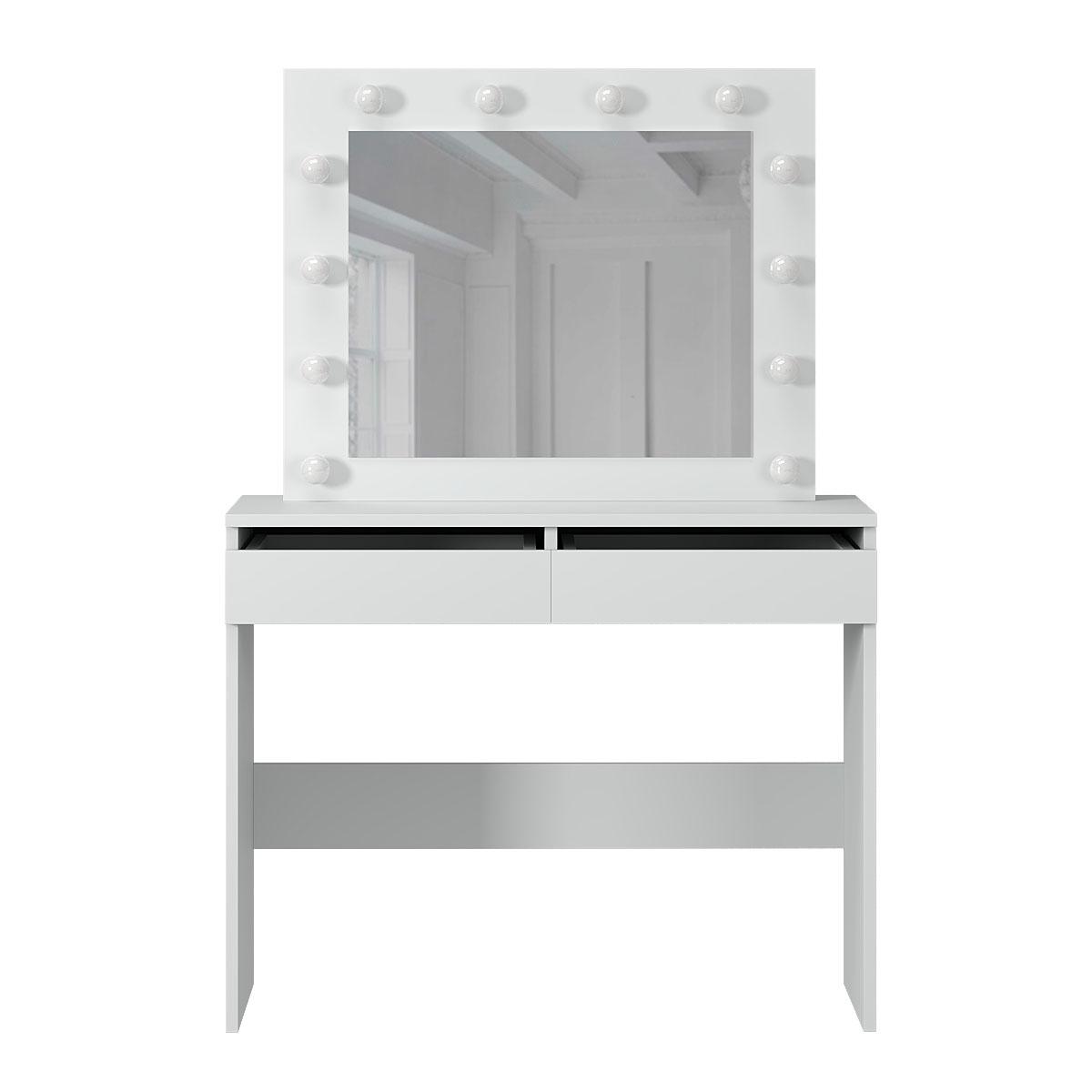 Туалетный столик Malta 940х430х1400 мм Белый бриллиант (GATB32010100000) - фото 2 Туалетный столик Malta 940х430х1400 мм Белый бриллиант (GATB32010100000) - фото 2