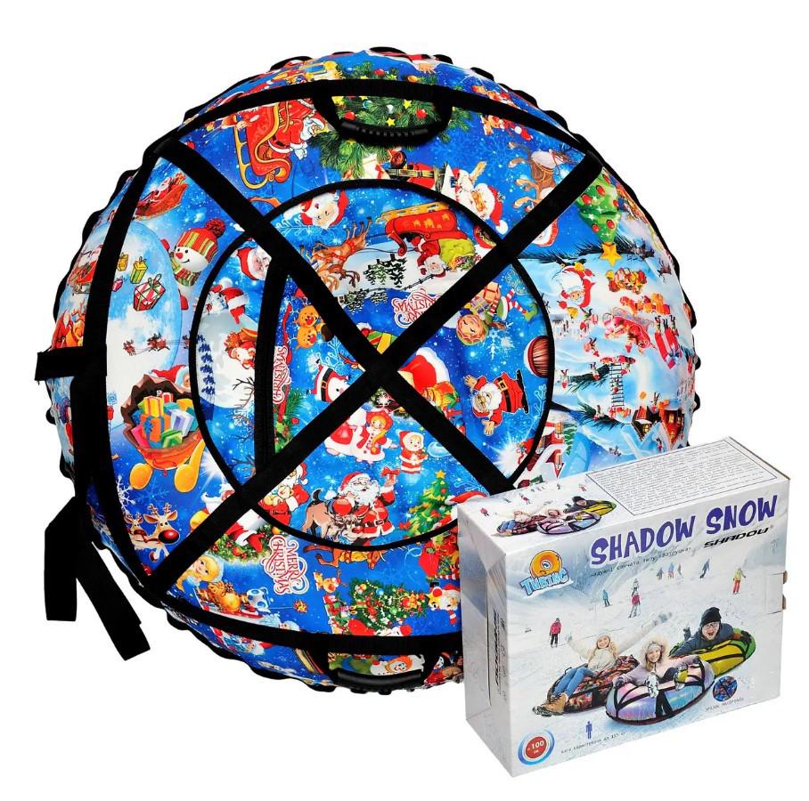 Тюбінг для катання на снігу Новий Рік 100 см (iz16099) - фото 3 Тюбінг для катання на снігу Новий Рік 100 см (iz16099) - фото 3