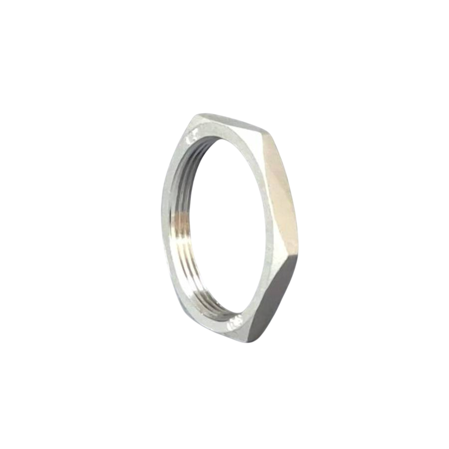 Контргайка муфтовая нержавеющая Ду50 2" н/ж сталь AISI304 резьба BSPP G2" Class 150 (PN20) - фото 1 Контргайка муфтовая нержавеющая Ду50 2" н/ж сталь AISI304 резьба BSPP G2" Class 150 (PN20) - фото 1