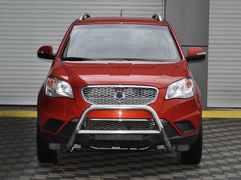 Кенгурятник WT005 CAN для SsangYong Korando 2010–2019 гг. нержавеющая сталь Хром
