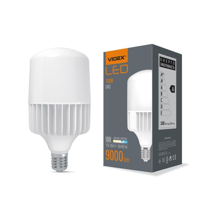 Светодиодная лампа Videx A145 100W E40 5000K (10993)