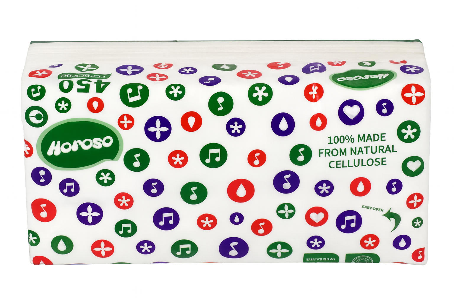 Салфетки трехслойные универсальные Horoso HR-01 450 шт. 20х20 см Белый (31980502)