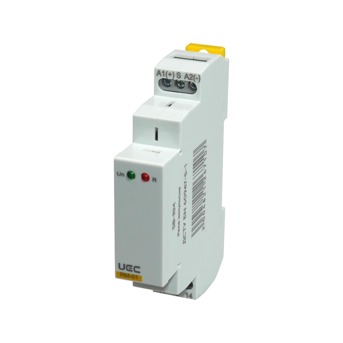 Реле імпульсне UEC RM 16А 1 контакт AC/DC 12-240В (SB-RM-01-ACDC12-240V)