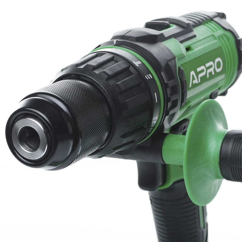 Дрель-шуруповерт ударный Apro 20 В 2 А 20HD 2 АКБ/ЗУ/кейс (895032) - фото 4 Дрель-шуруповерт ударный Apro 20 В 2 А 20HD 2 АКБ/ЗУ/кейс (895032) - фото 4