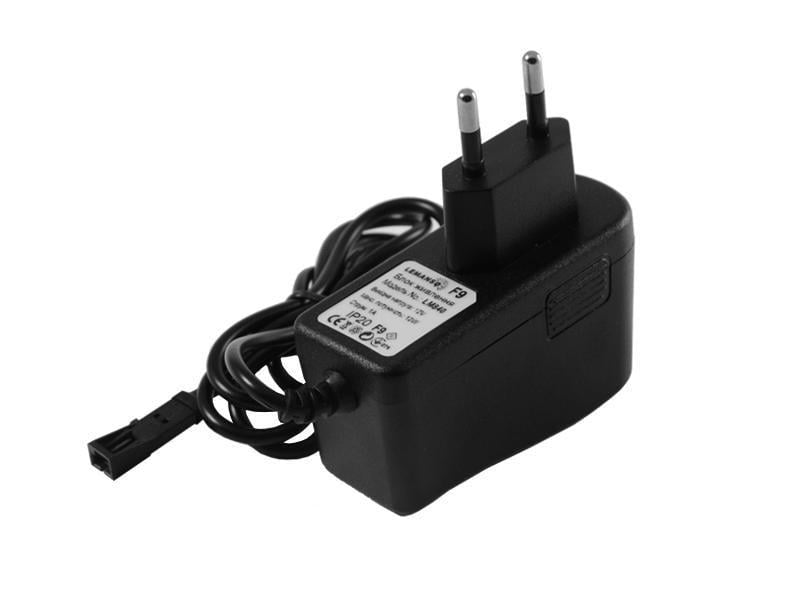 Блок питания LEDUA 12W-IP44 1А пластик 900 мм 12V розеточный мама (4473)