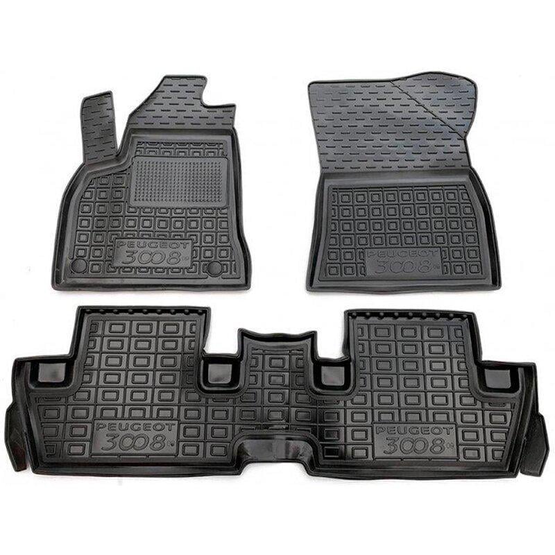 Коврики автомобильные AVTO-Gumm Peugeot 3008 I 09-16 Черный (11814)