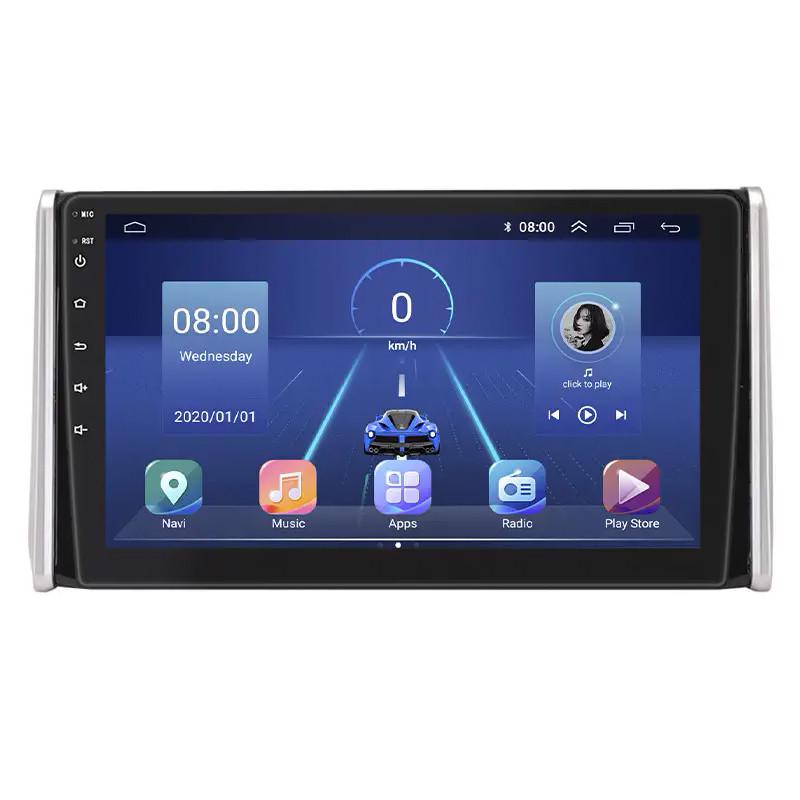 Магнитола штатная Lesko для Toyota RAV4 V XA50 2018 6/128Gb 4G Wi-Fi GPS Top 10"