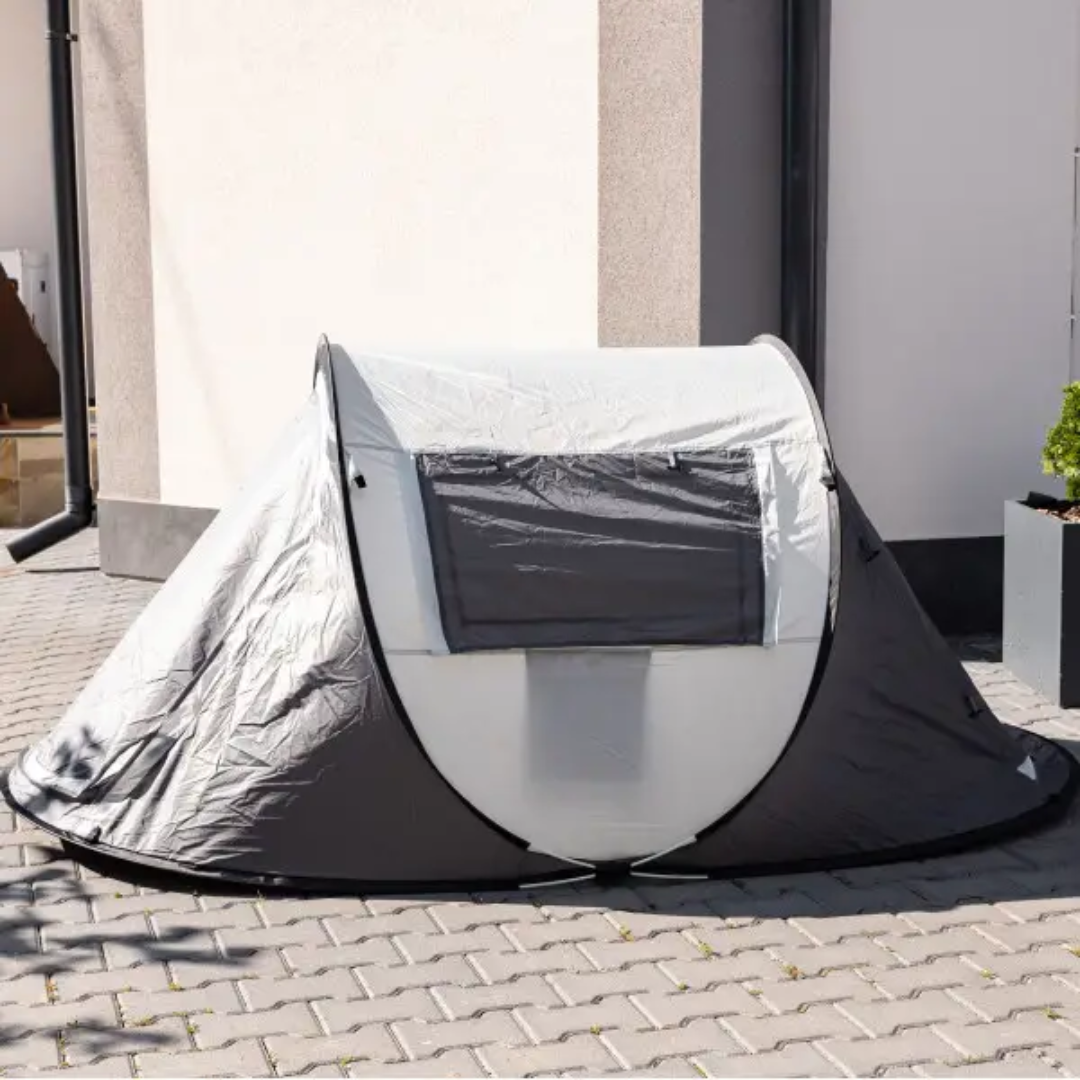 Палатка Pop-Up двухместная с автоматическим каркасом 245х145х100 см Серый