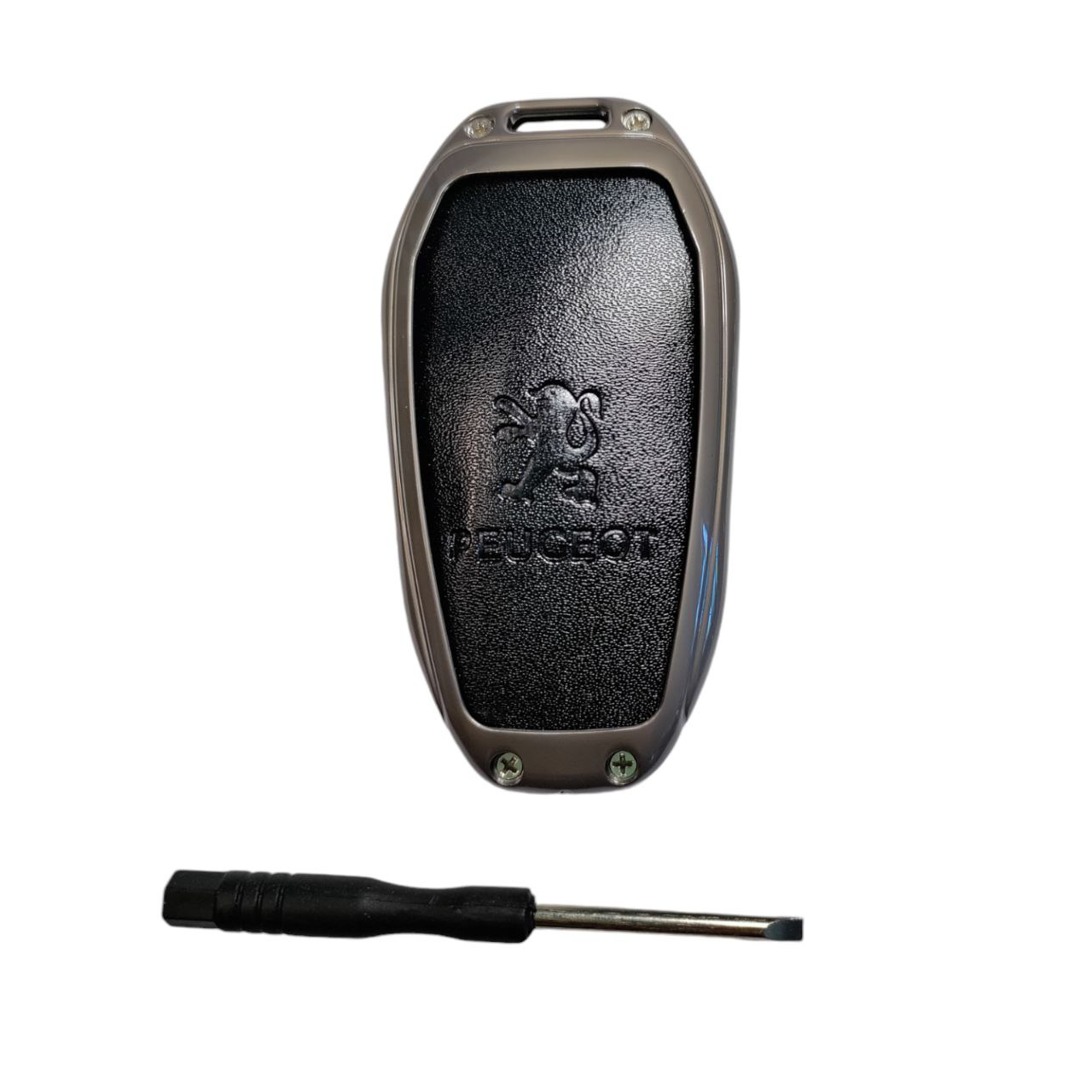 Чехол для ключа Peugeot металлический (2327921816)