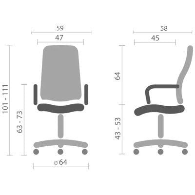 Кресло офисное Special4You Solano 2 office artleather Black (E7108) - фото 12 Кресло офисное Special4You Solano 2 office artleather Black (E7108) - фото 12