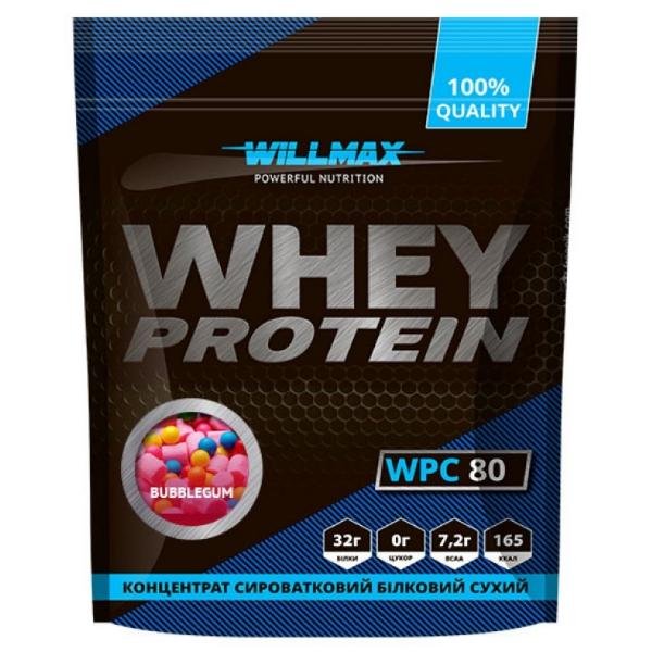 Протеин Willmax Whey Protein 80 920 г 23 порции Bubblegum (000021942) Протеин Willmax Whey Protein 80 920 г 23 порции Bubblegum (000021942)
