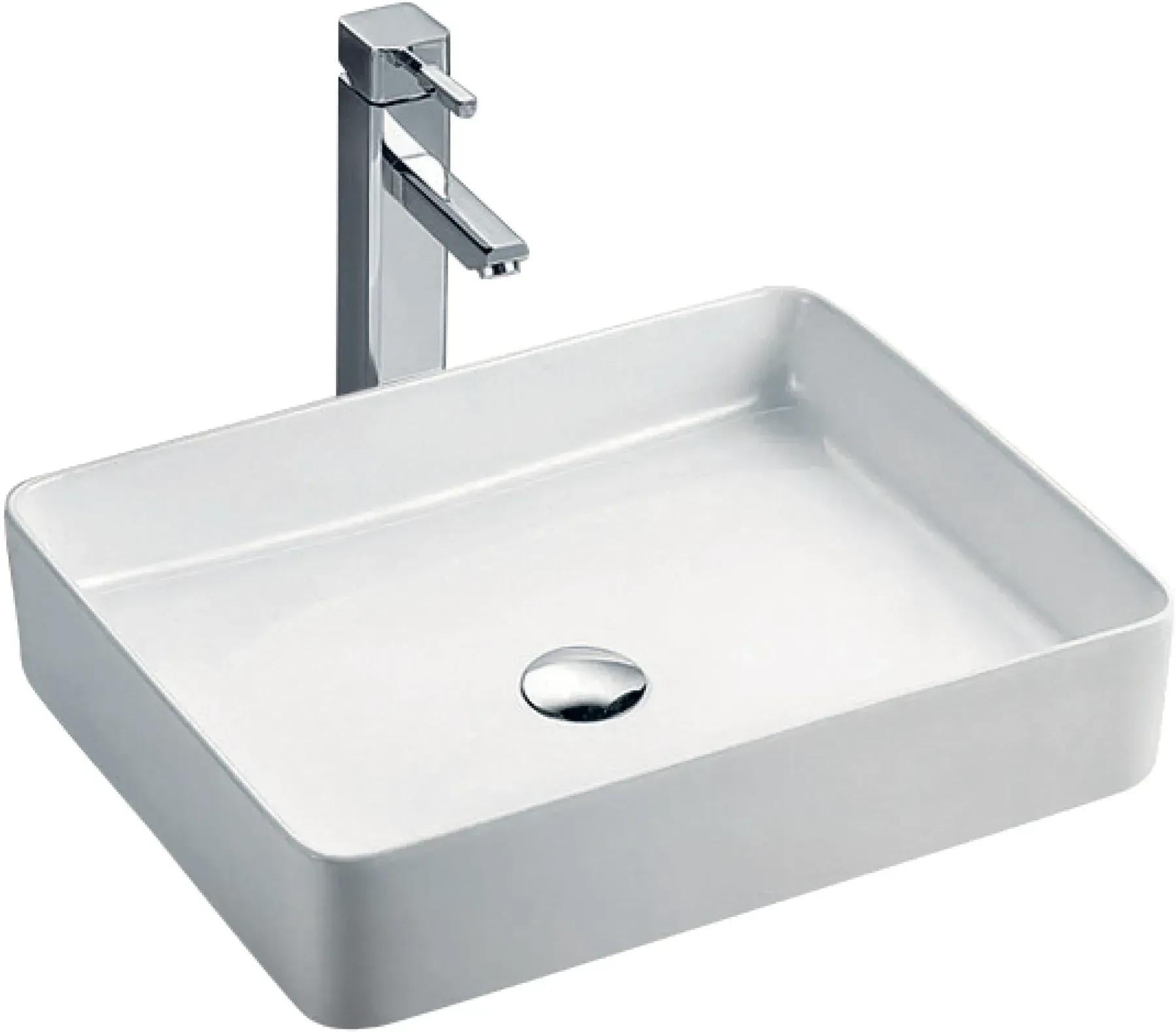 Умивальник на стільницю накладний Koller Pool Kvadro KR-0510-WB 510x405 мм Білий (124549)