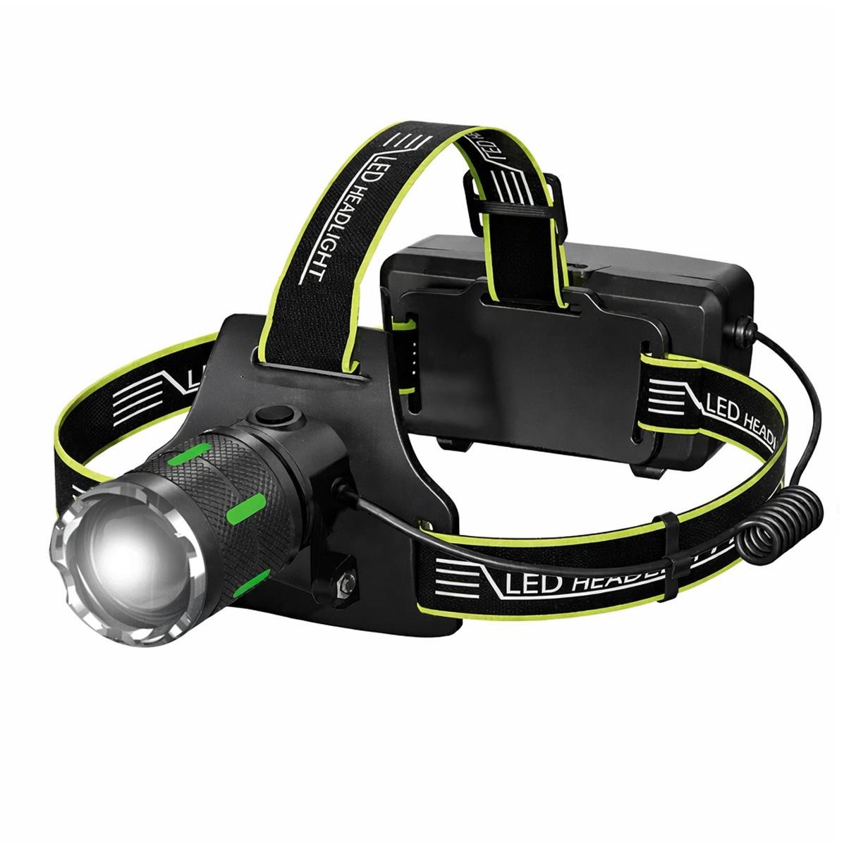 Ліхтар налобний A44-GT з оптичним зумом USB Type C Чорний (31560707) Ліхтар налобний A44-GT з оптичним зумом USB Type C Чорний (31560707)