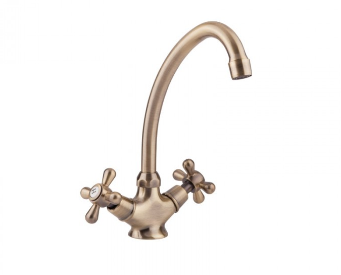 Смеситель для кухни Q-tap ​​Dominox Бронза (000050973)