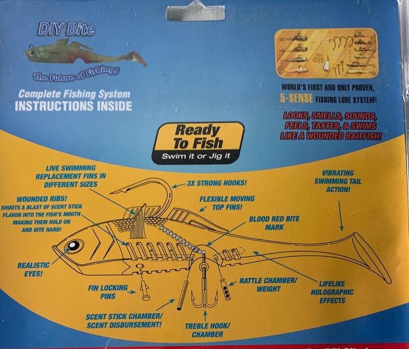 Набор силиконовых приманок DIY BITE со сменными плавниками для ловли хищной рыбы 10 рыбок с крючками (1580107777) - фото 4