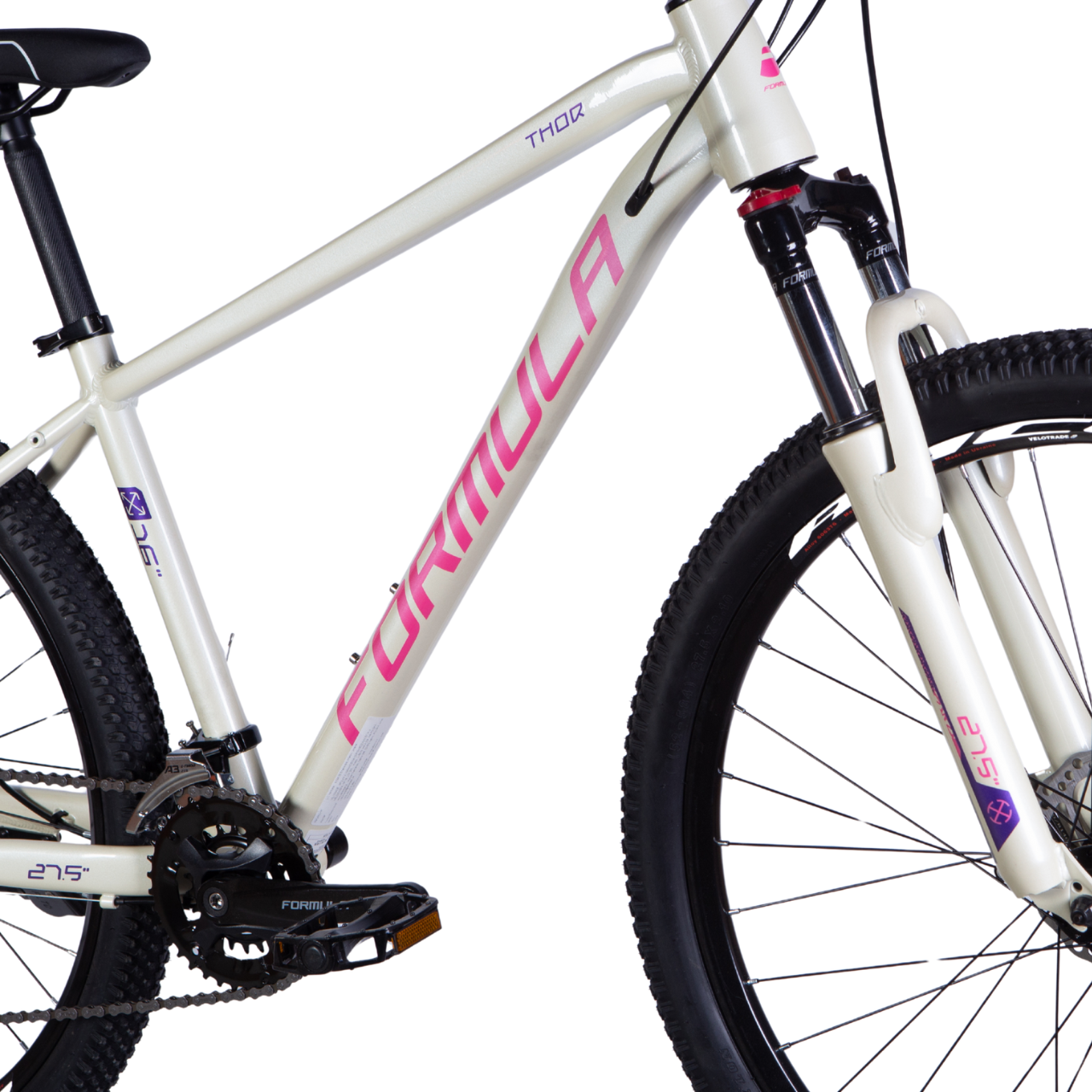 Велосипед Formula THOR DD CS AL 27,5" 16" 2025 Бело-розовый - фото 2 Велосипед Formula THOR DD CS AL 27,5" 16" 2025 Бело-розовый - фото 2