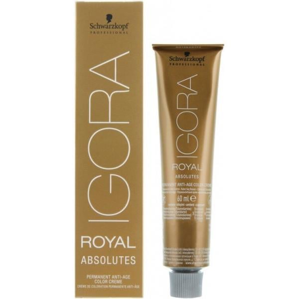 Краска Schwarzkopf Professional Igora Royal Absolutes 9-60 Экстра светлый блондин шоколадный натуральный 60 мл (4045787282610)