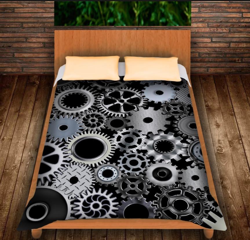 Плед с 3D принтом Механика 150x200 см (epi_0023) Плед с 3D принтом Механика 150x200 см (epi_0023)