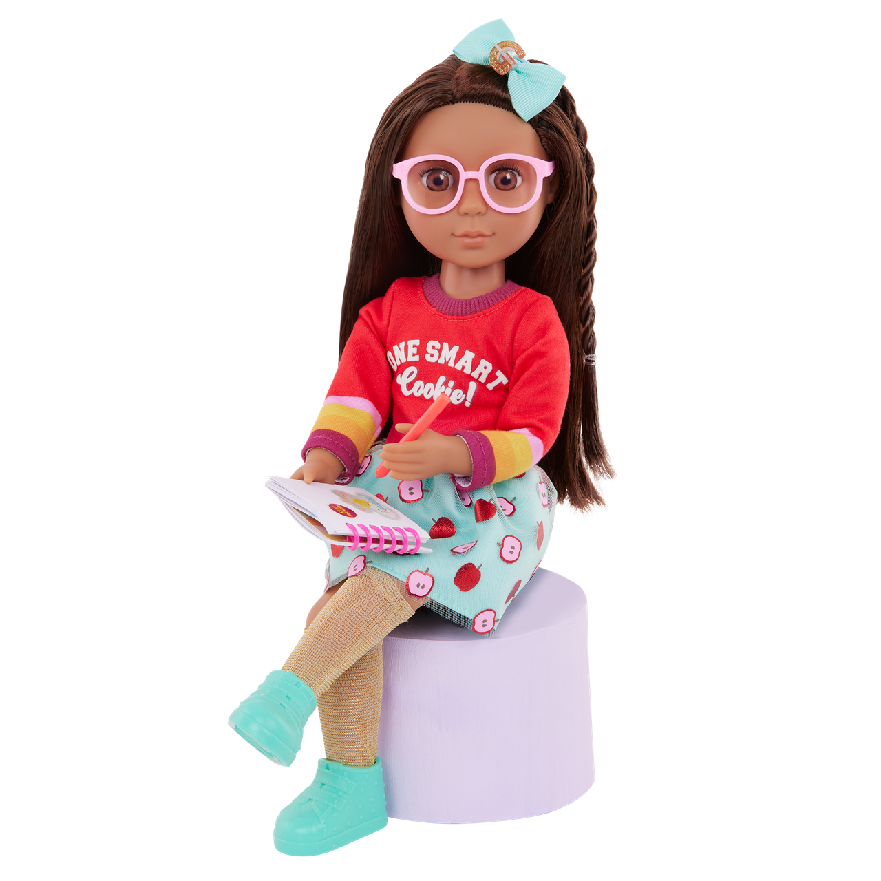 Набор с куклой Glitter Girls Alessa School Desk Playset Posable Desk Chair School 14" (2453896231) - фото 5