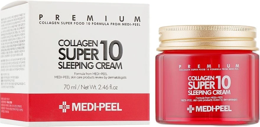 Крем для лица Collagen Super10 Sleeping Cream ночной с коллагеном 70 мл - фото 2