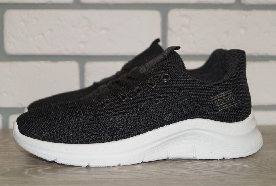 Кроссовки подростковые текстильные Fashion р. 41 26 см Черный (31312-41)