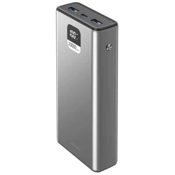 Павербанк Proove Guardian 20000 mAh 22.5W 2USB/1Type-C с быстрой зарядкой Серый (PRG2225)