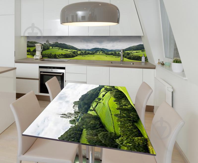 Наклейка виниловая на стол Zatarga "Зеленая Долина" 600х1200 мм Z181718st Наклейка виниловая на стол Zatarga "Зеленая Долина" 600х1200 мм Z181718st