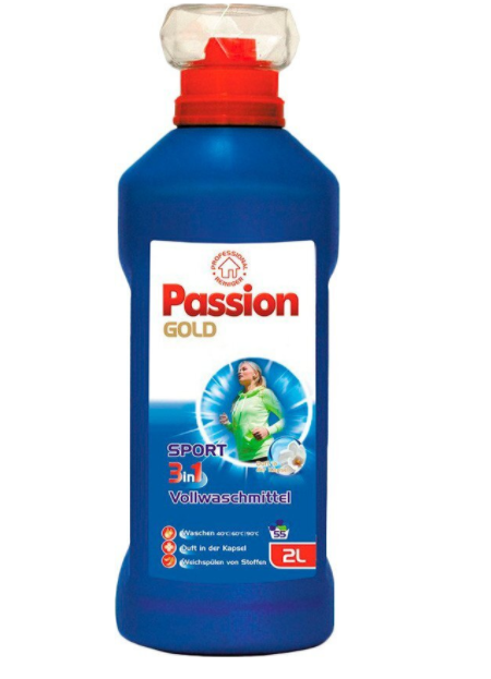Гель для прання Passion Gold для спортивних тканин 2 л