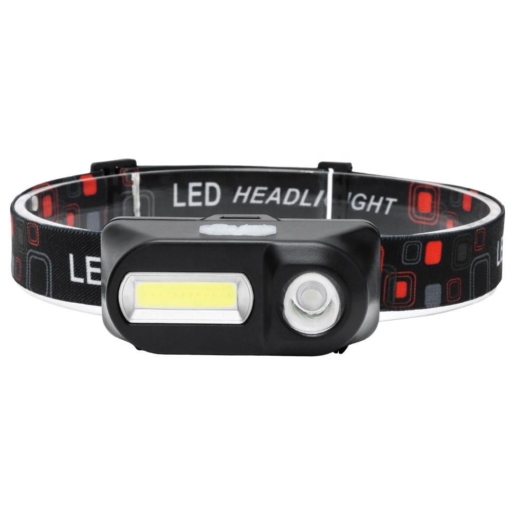 Налобний ліхтар SUNROZ Double Light LED Чорний (SUN4800) Налобний ліхтар SUNROZ Double Light LED Чорний (SUN4800)